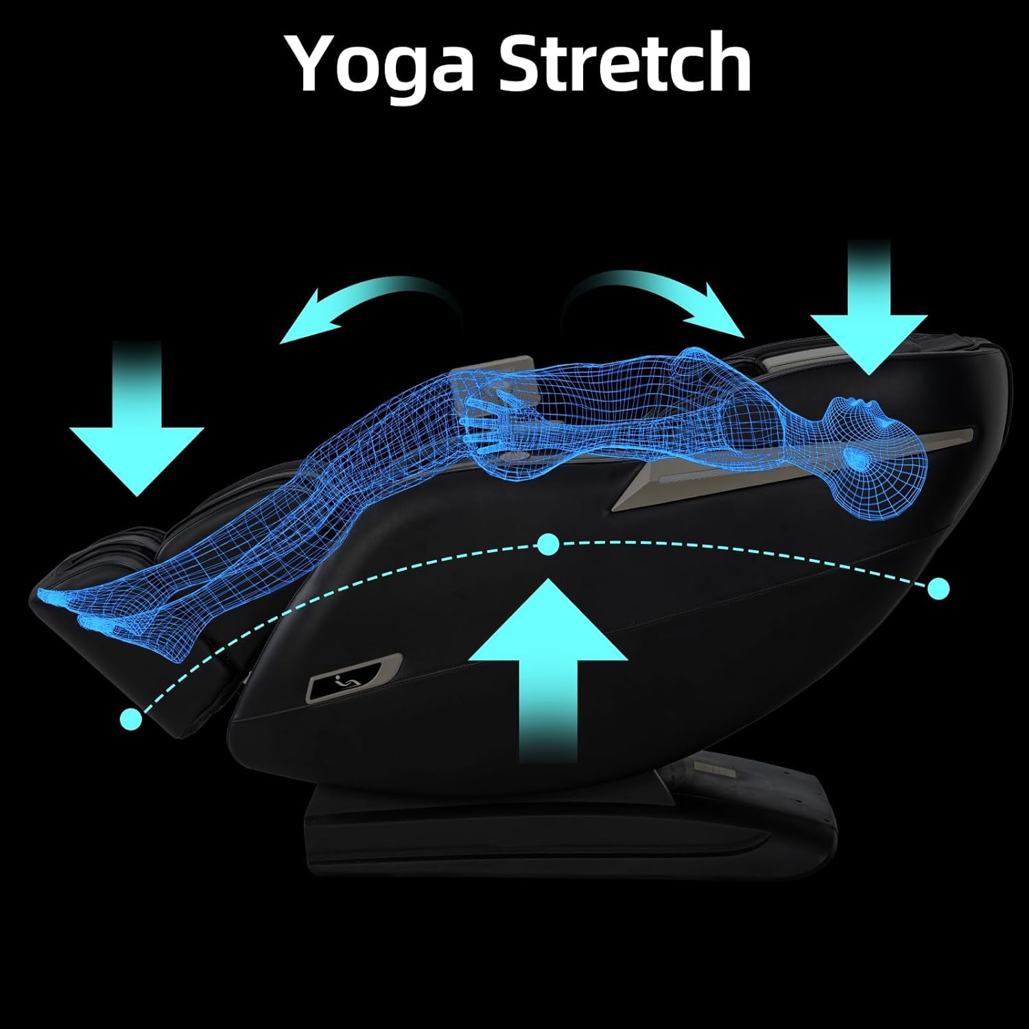 MYTHIA MD906 2026 Massage Chair - Full Body Zero Gravity Recliner with 3D Massage  Heat Therapy  Air Pressure & Foot Roller  Bluetooth & USB Charging Port for Home & Office Use (Black)