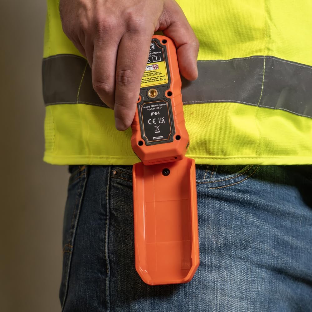Klein Tools Laser Distance Measure, Measures in Feet, Inches, Meters