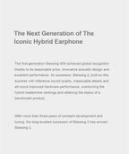 Moondrop Blessing 3 in-Ear Earphones 2DD+4BA Hybrid Triple-Range Frequency Division in-Ear Monitors 0.78-2pin IEM Earbuds