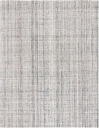 SAFAVIEH Abstract Collection Area Rug - 9' x 12', Camel & Black, Handmade Wool & Viscose, Ideal for High Traffic Areas in Living Room, Bedroom (ABT141C)