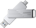 JUANWE 512GB USB C Flash Drive up to 1000MB/s USB Drive with USB C and USB A Swivel Thumb Drive USB 3.2 Gen 2 Jump Drive Compatible with iPhone 15 and Above, Android, Mac, Car Audio, Game Console