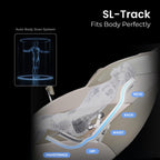 Titan 4D Endor l 4D Full Body Massage Chair l SL Track l 3 Stage Zero Gravity Reclining l Body Relief l Automatic Body Scanning l Specialized Massage Programs l Bluetooth Speakers (Taupe)