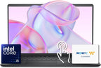 Dell Inspiron 15.6" FHD Touchscreen Laptop  13th Gen Intel Core i5 (Beat i7-1250U)  12GB RAM  768GB Storage (256GB PCIe SSD + 512GB External)  Anti-Glare  Win 11 with MS Office  Long Battery Life