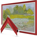 Candy Apple Red Prismatic 75" Alloy Deco TV Frame - Compatible ONLY with Samsung The Frame TV and Pro TVs (Fits 2021-2026  LS03A  LS03B LS03C LS03D LS03FA LS03FW)