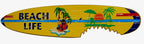 Beach Life Surfboard Wall Sign Indoor Use Only 46.5 inches long Indoor use only