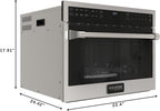 KoolMore Reserve 24 in. Built-In Microwave Convection Oven with Air Fry, 3-in-1 Combo, Sensor Cook, Soft-Close Door, 1.6 cu. ft. in Stainless Steel