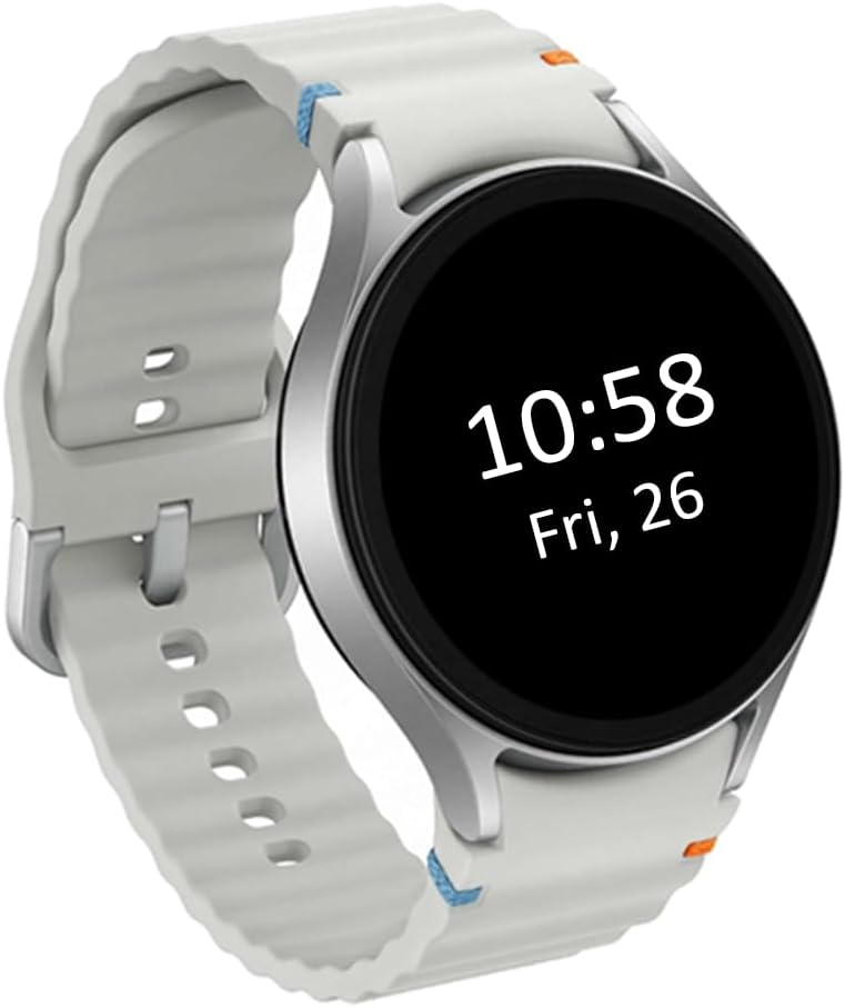 Samsung Galaxy Watch 7 (44mm) AI Smartwatch w/ 1.5" AMOLED  Wear OS 5  Wi-Fi  Bluetooth  Heart Rate  Sleep Apnea & GPS Fitness Tracker  International Model L310 (w/Fast Charger  Silver)
