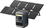 Anker Solar Generator SOLIX C300 with 60W Solar Panel  288Wh Portable Power Station  300W (600W Surge)  LiFePO4 Battery  140W Two-Way Fast Charging  for Outdoor Camping  Traveling  and Emergencies