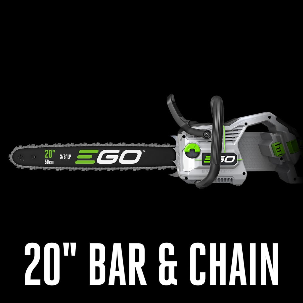 EGO POWER+ Chain Saw  20” Battery Powered Chainsaw  Electric Cordless  Battery and Charger Not Included – CS2000