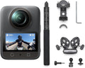 DJI Osmo 360 Motorcycle Multi-POV Combo  360 Camera with 1-Inch 360° Imaging  4K/120fps & 170° Boost  Heavy-Duty Mount  Native 8K 360° Video  Action Camera