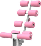 Deep Squat Machine for Home Gym, Pink, Glutes and Core Trainer with Resistance Bands, Squat Assist for Legs Workout