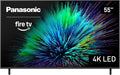 Panasonic W70 Series (2025 Model) 55" LED 4K Ultra HD Smart Fire TV  Press & Ask Alexa  Apple AirPlay  HDR10+  HDMI 2.1  and Bluetooth Support - 55W70BP