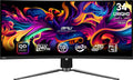 msi MPG 341CQPX QD-OLED 34-inch Curved OLED Gaming Monitor  3440 x 1440 (UWQHD)  0.03ms Response time  240Hz  True Black HDR 400  HDMI  DP Port  USB Type C  Tilt  Height Adjustable