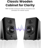 Edifier R2000DB Powered Bluetooth Bookshelf Speakers - Near-Field Studio Monitors - Optical Input - 120 Watts RMS (Black)