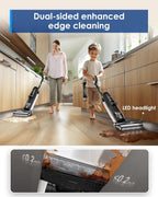 Tineco Floor ONE S7 PRO Cordless Wet Dry Vacuum Cleaner, Smart Floor Cleaner Mop for Hard Floors, Long Run Time, Dual-Sided Edge Cleaning, Self-Cleaning, Centrifugal Drying Process