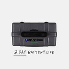 Turtlebox Grande: Loud! Outdoor Portable Bluetooth 5.4 Speaker | Rugged  Waterproof  Ultra-Portable | Plays to 126db  Deep Bass  Shockproof  Unlimited Pairing for Full Stereo Experience  Gray
