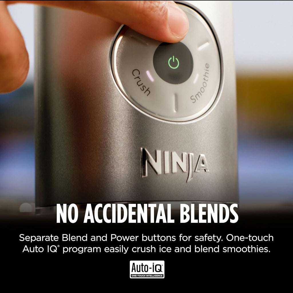 Ninja Blast Max, Portable Blender + Twist & Go, Personal Smoothie, Blend, Ice Crush, 3 Programs, Cordless, 22oz removable Vessel, Dishwasher Safe, Leakproof, Sea Glass, BC251MT