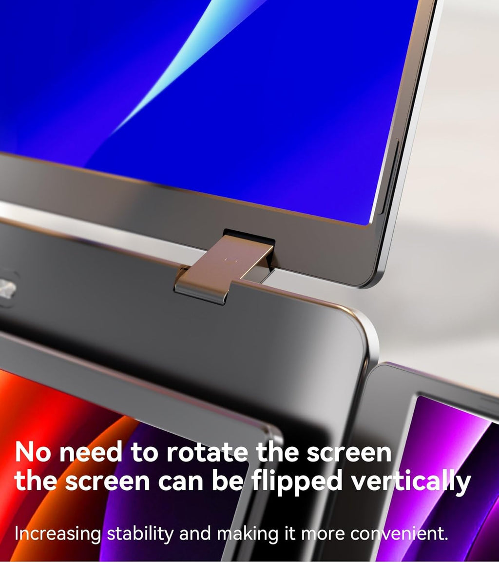 FOPO 15.6" Laptop Screen Extender  Quad Monitor  FHD 1080P Portable Monitor  Laptop Extender Portable  Supports Laptops 13.6"- 17.3"  Compatible with Windows 10/11 and MacOS M1/M2/M3