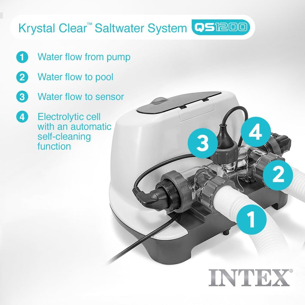 Intex Krystal Clear Saltwater System for Above-Ground Pools up to 15 000 Gallons