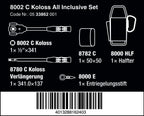 WERA 05133862001 8002 C Koloss All Inclusive Set with 1/2" Drive, 5 Pieces