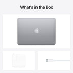 Apple MacBook Air 13-Inch Laptop Space Gray | M1 Chip 8GB Memory 256GB SSD | Retina Display, Backlit Keyboard, Touch ID, Long Battery Life Notebook Computer