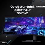 SAMSUNG 49" Odyssey G9 (G95C) Series DQHD 1000R Curved Gaming Monitor  240Hz  1ms(GtG)  DisplayHDR 1000  AMD FreeSync Premium Pro  Eye Saver Mode  Auto Source Switch+  LS49CG950ENXZA  2024