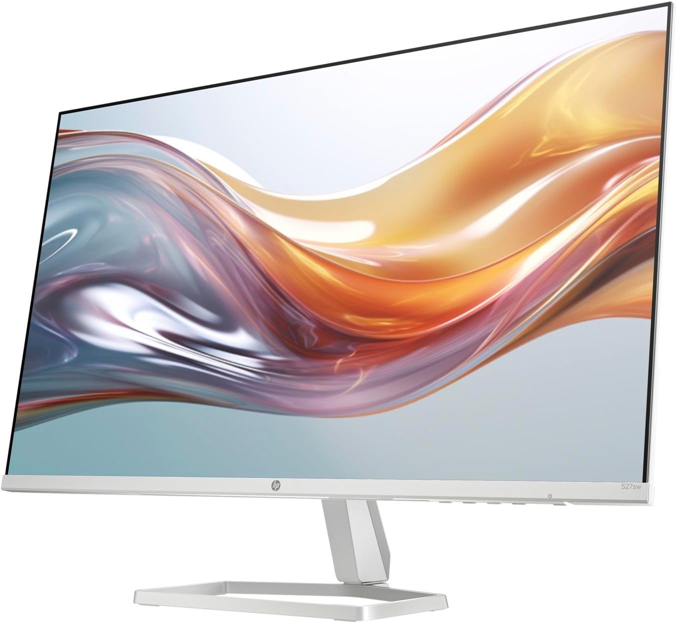 HP 27" FHD IPS (1920x1080) Monitor Bundle with Docztorm Dock  100Hz Refresh Rate  2X HDMI 1.4  1x VGA  Flicker-Free  Anti-Glare  Ideal for Home & Business  White/Silver (2026 Latest Model) (2 Pack)