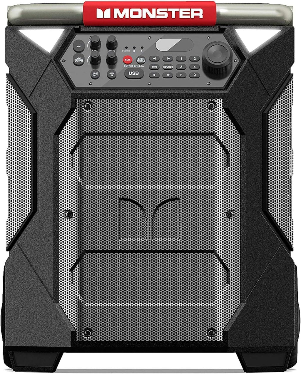 Monster Rockin' Roller 270 Indoor/Outdoor Portable Bluetooth Speaker | up to 200W of 270 Degree Sound & up to 100 Hours of Playtime