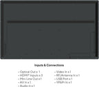 Core Innovations 4K UHD LED 43" Outdoor IP54 Weatherproof TV for Partial Sun with Compatible Wall Mount + IPX55 Waterproof Remote