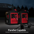 PowerSmart 2500-Watt Portable Inverter Generator with Super Quiet for Camping