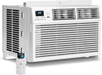 Window Air Conditioner, 8000 BTU Window AC Unit, Cool Rooms up to 350 Sq.Ft., 6-in-1 Modes,24H Timer, Energy Saving, Remote Control, Perfect for Bedroom, Apartment, Living Room, Office