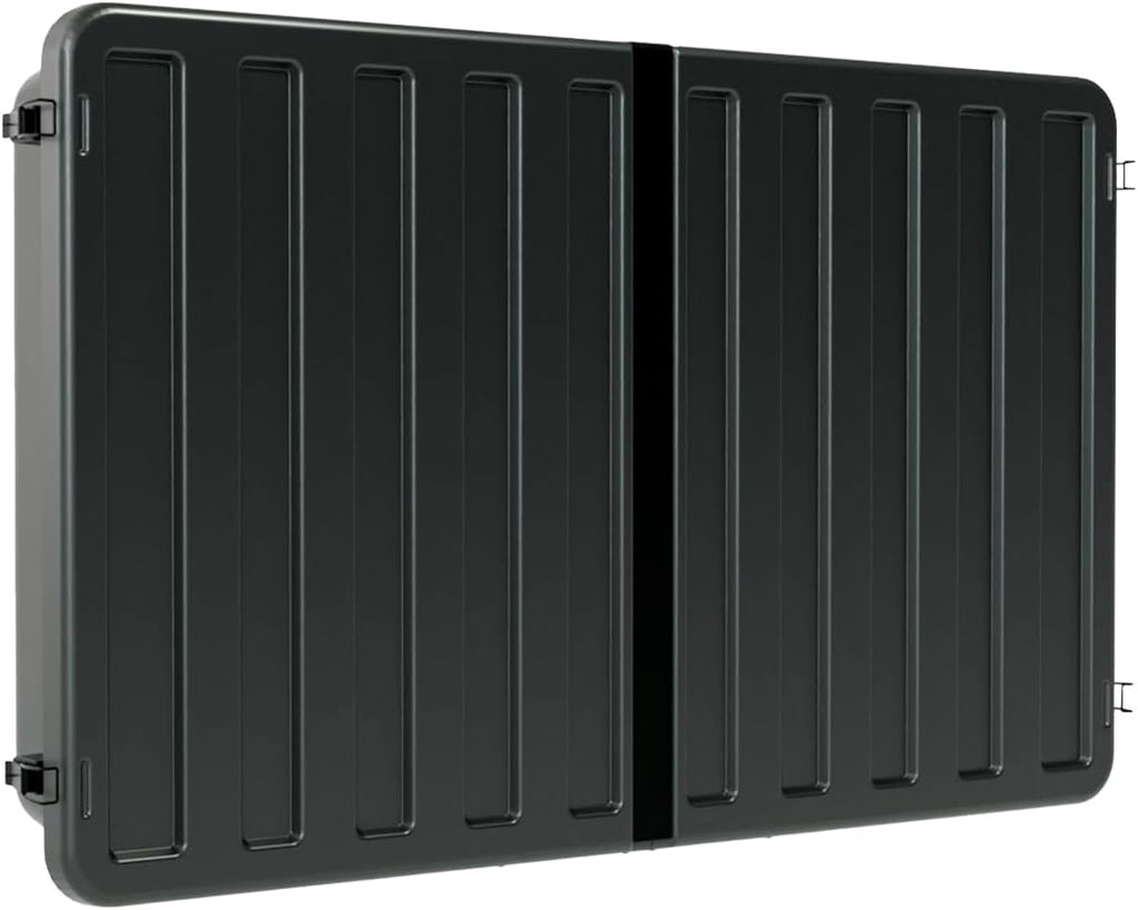 Outdoor TV Hard Cover Weatherproof Protection for Television - Mounts Right on The Wall - TV Wall Mounting Bracket Included … (45-55 inch)  Black