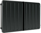 Outdoor TV Hard Cover Weatherproof Protection for Television - Mounts Right on The Wall - TV Wall Mounting Bracket Included … (45-55 inch)  Black