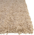 Rugs.com - Über Cozy Solid Shag Collection Rug – 8' x 11' Taupe Shag Rug Perfect for Living Rooms, Large Dining Rooms, Open Floorplans