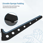 2/3/4/6 Board Horizontal Surfboard Rack, Adjustable Surfboard Wall Mount Display, Surfboard Wall Rack Board Storage Mount System at Home and Garage