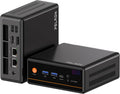 PELADN Mini PC Gaming  Dual LAN  Ryzen 5 5600H (Upgraded 5700U/7430U) 16GB DDR4/512GB NVMe SSD Dual LAN Type-C/DP/HD Mini Desktop Computer WiFi6 4K/60Hz Triple-Display USB3.2/BT5.2 Mini Computer