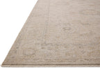 Loloi Chris Loves Julia Louisa Collection LOI-02 Oatmeal/Slate 7'-10" x 10', .38" Pile Height, Area Rug