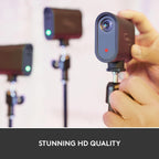 Logitech for Creators Mevo Start 3-Pack Wireless Live Streaming Cameras  for Multi-Camera HD Video App Control and Stream via Smartphone or Wi-Fi