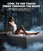 5 Inch Mega Support Memory Foam Queen Mattress Topper for Pressure Relief, Dual Layer 2.5" Pillow Top Mattress Topper Queen Plus 2.5" Cooling Gel Infused Memory Foam Mattress Pad