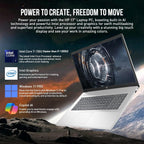 HP 2026 Powerbook 17 Inch Laptop Computer  17.3" FHD IPS Business Laptop PC  Intel Core 7 (10-Cores  Beat 13th Gen Intel Core i7-1355U)  Windows 11 Pro  64GB RAM 2TB SSD | Number Pad|Wi-Fi 6|Silver
