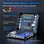 GEEKOM IT13 Mini PC 2026 Edition with Intel 13th Gen i9-13900HK  16GB RAM(Not LPDDR)&1TB NVMe SSD (Expandable)  NUC13 Mini Desktop Computer Windows 11 Pro for Home&Office | 8K UHD USB4 WiFi 6E BT5.2