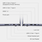 Dell 16 Laptop DC16256-16.0-inch 16:10 FHD+ Anti-Glare Non-Touch Display  AMD Ryzen 7 250  AMD Radeon Graphics  16GB Memory  1TB SSD  Backlit Keyboard with Fingerprint Reader  Windows 11 Home