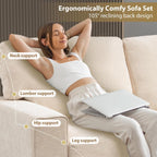 71" Modular Sofa Couch, Comfy Chenille Loveseat Sofa, Modern Recliner Couch with Deep Seats and Wide Armrests for Living Room(Beige)