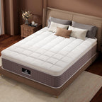 King Size Mattress 14 Inch, Hybrid King Mattress in a Box, Medium Firm Mattresses with Individual Pocket Springs and Soft Memory Foam for Cooler Sleep, Pressure Relief, Motion Isolation