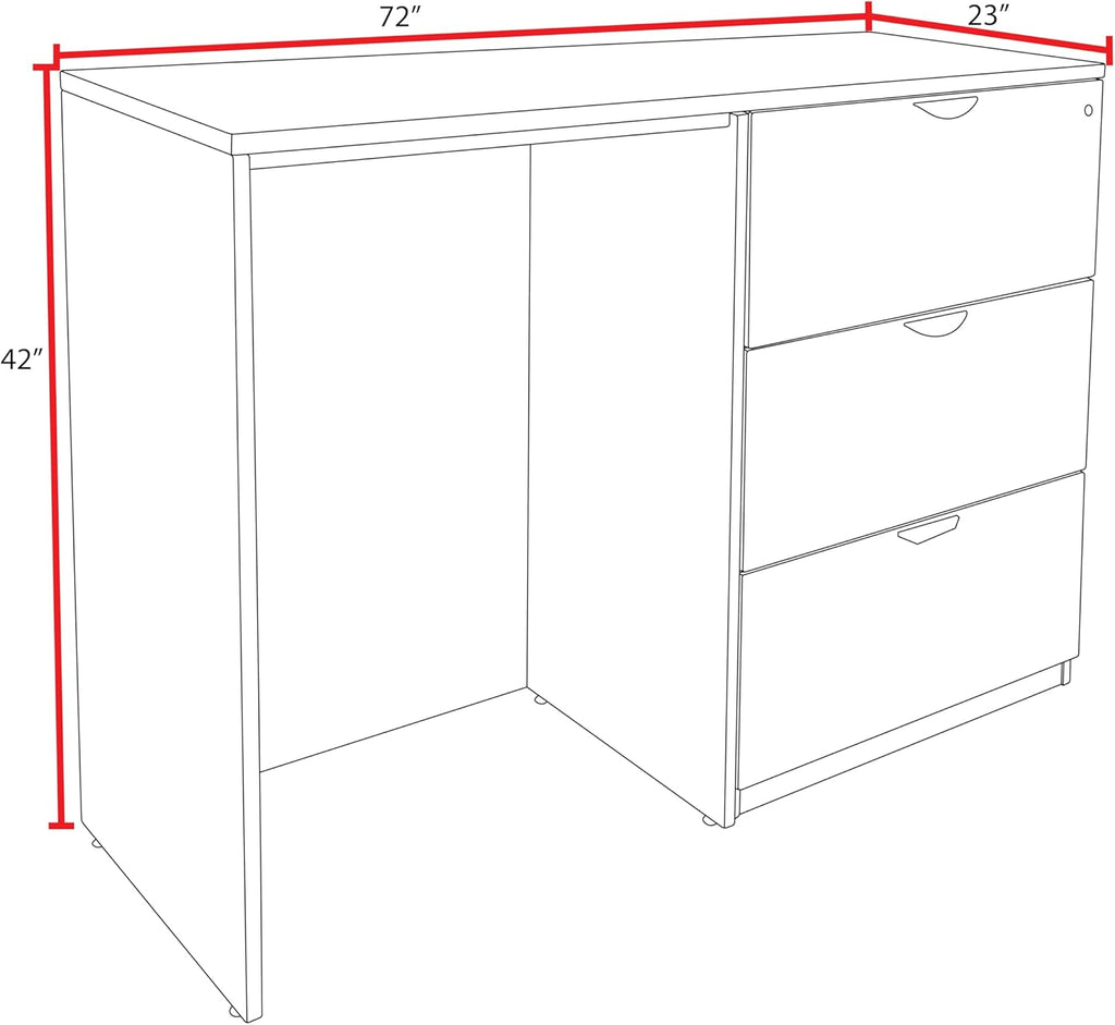 Regency Legacy Stand Up Side to Side Lateral File/Desk- Cherry