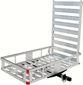 80779 Aluminum Hitch Mount Cargo Carrier with 47测 Long Ramp, 1 Pack