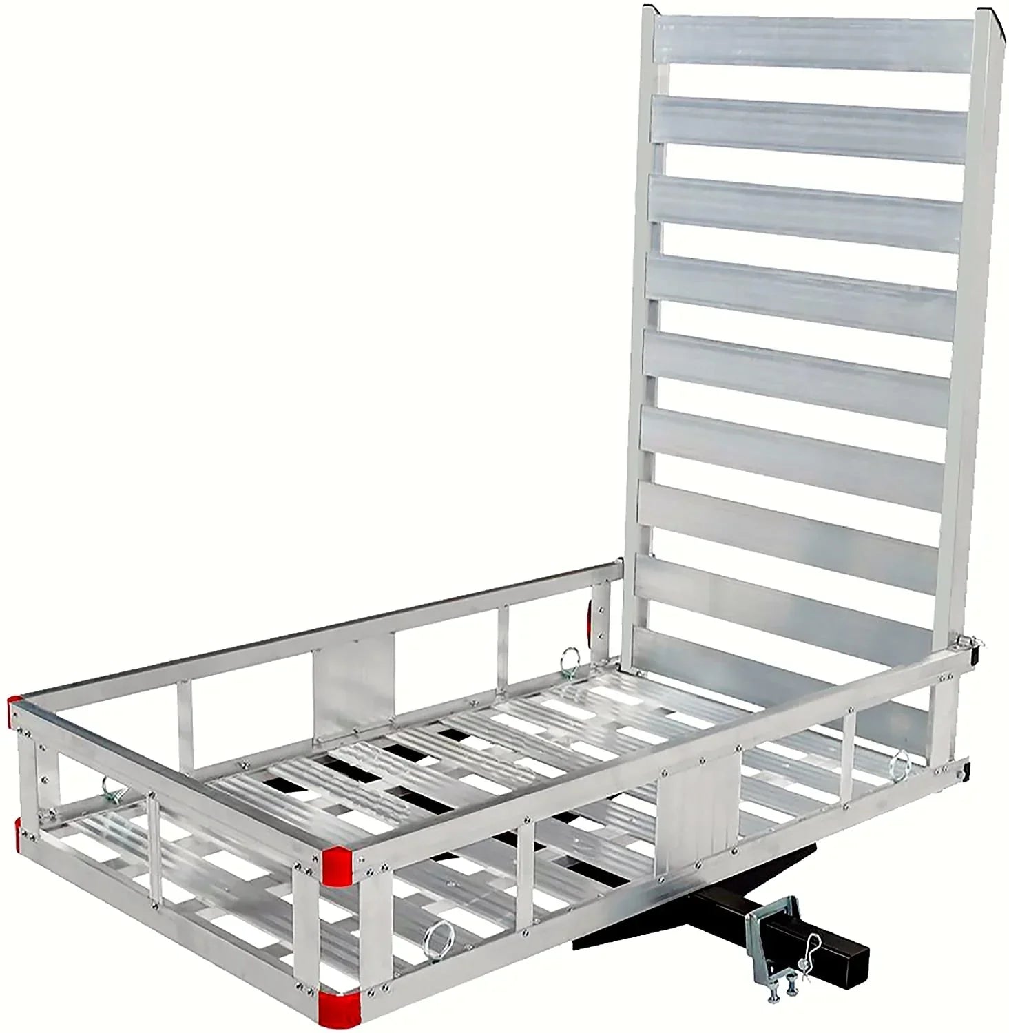 80779 Aluminum Hitch Mount Cargo Carrier with 47测 Long Ramp, 1 Pack