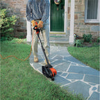 BLACK+DECKER Lawn Edger Trencher 2 in 1, 12 Amp 7.5 in. Electric Edger Lawn Tool for Landscaping and Trench Digger, 3 Height Settings, Corded (LE760FF)