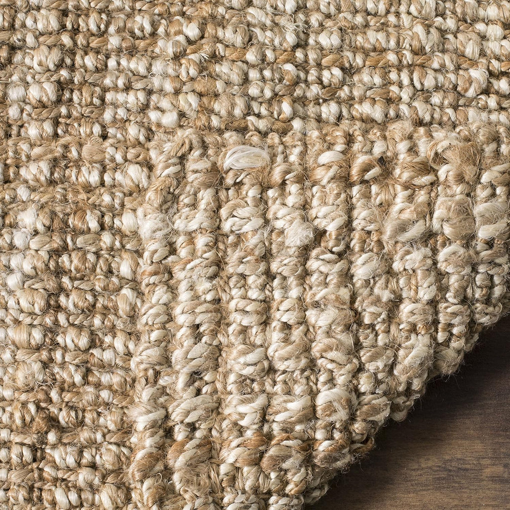 SAFAVIEH Natural Fiber Collection Area Rug - 9' x 12', Natural, Handmade Jute, Ideal for High Traffic Areas in Living Room, Bedroom (NF456A)