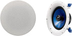 Yamaha NS-IC800 140 Watt 8-Inch 2-Way In-Ceiling Speakers - Pair (White)